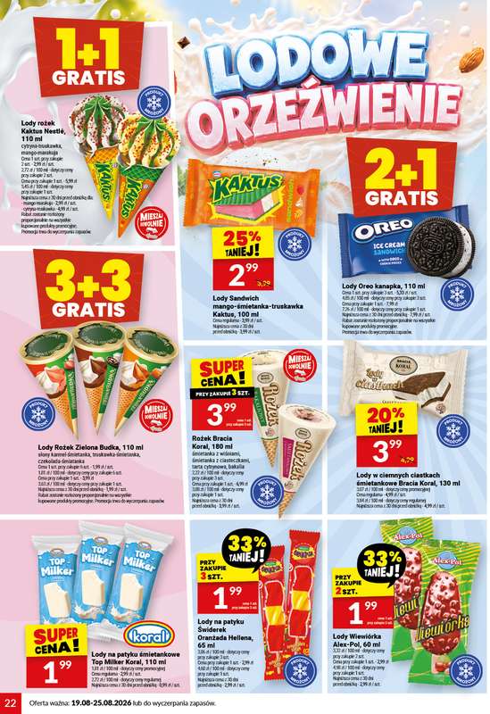 Twój Market - gazetka promocyjna Gazetka od środy 19.08 do wtorku 25.08 - strona 22