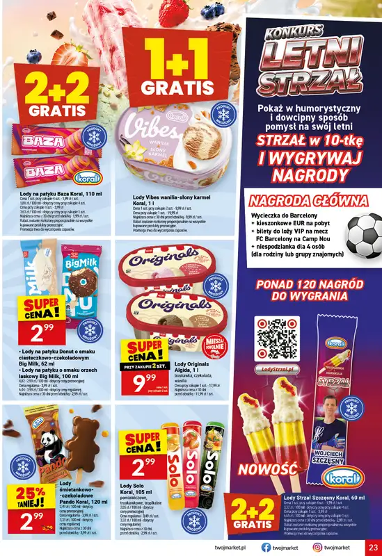 Twój Market - gazetka promocyjna Gazetka od środy 19.08 do wtorku 25.08 - strona 23