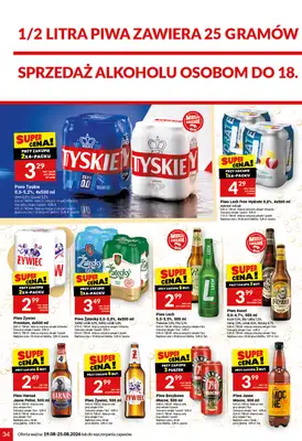 Twój Market - gazetka promocyjna Gazetka od środy 19.08 do wtorku 25.08 - strona 34