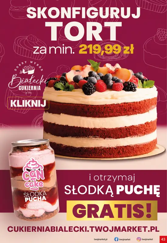 Twój Market - gazetka promocyjna Gazetka od środy 19.08 do wtorku 25.08 - strona 43