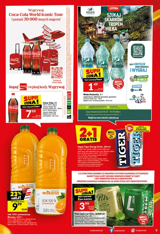 Twój Market - gazetka promocyjna Gazetka od środy 19.08 do wtorku 25.08 - strona 9