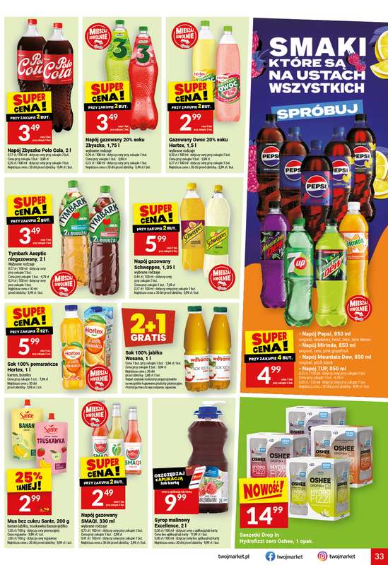 Twój Market - gazetka promocyjna Gazetka od środy 19.08 do wtorku 25.08 - strona 33