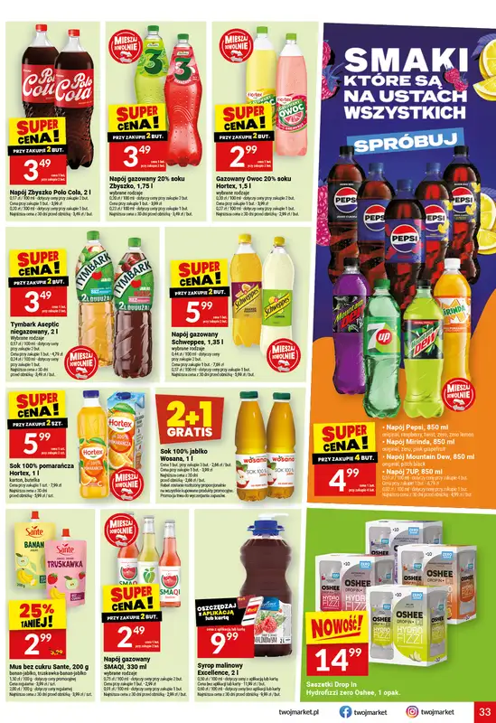 Twój Market - gazetka promocyjna Gazetka od środy 19.08 do wtorku 25.08 - strona 33