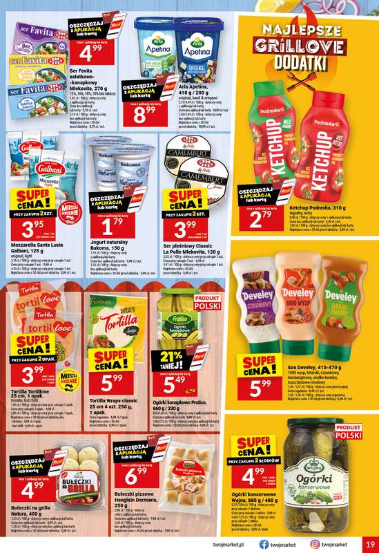 Twój Market - gazetka promocyjna Gazetka od środy 19.08 do wtorku 25.08 - strona 19