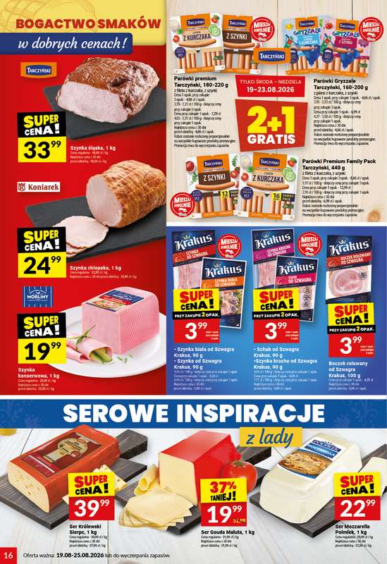 Twój Market - gazetka promocyjna Gazetka od środy 19.08 do wtorku 25.08 - strona 16