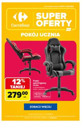 Carrefour - gazetka promocyjna SUPER OFERTY do pokoju ucznia! od wtorku 18.08 do poniedziałku 24.08