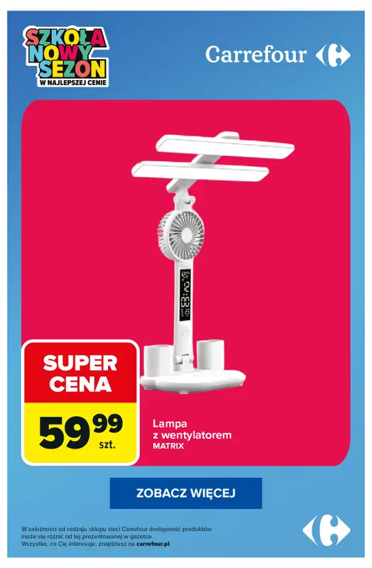 Carrefour - gazetka promocyjna SUPER OFERTY do pokoju ucznia! od wtorku 18.08 do poniedziałku 24.08 - strona 10
