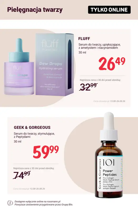 Rossmann - gazetka promocyjna Promocje TYLKO ONLINE od wtorku 18.08 do środy 26.08 - strona 3