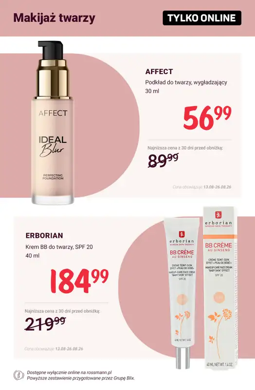 Rossmann - gazetka promocyjna Promocje TYLKO ONLINE od wtorku 18.08 do środy 26.08 - strona 5