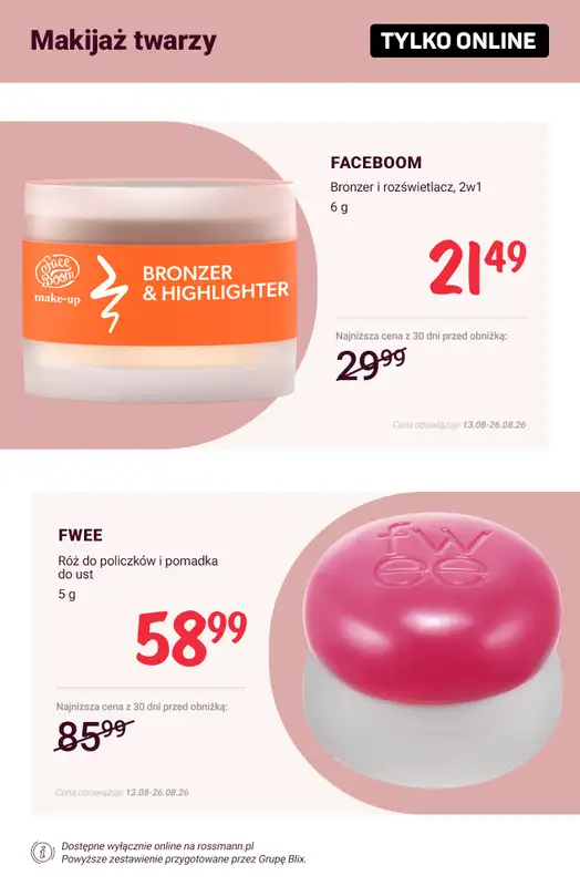 Rossmann - gazetka promocyjna Promocje TYLKO ONLINE od wtorku 18.08 do środy 26.08 - strona 6