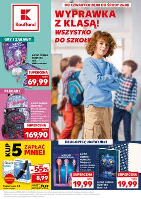 Kaufland - gazetka promocyjna Oferta Kaufland - Wyprawka z klasą! od czwartku 20.08 do środy 26.08