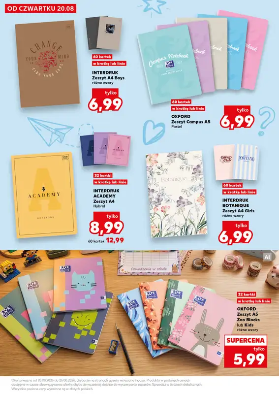 Kaufland - gazetka promocyjna Oferta Kaufland - Wyprawka z klasą! od czwartku 20.08 do środy 26.08 - strona 9