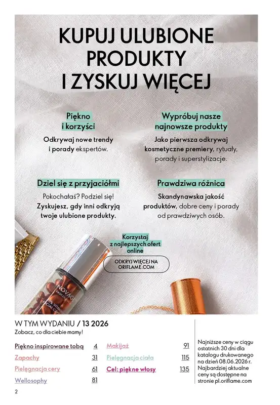 Oriflame - gazetka promocyjna Katalog 13/2026 od środy 09.09 do wtorku 29.09 - strona 2