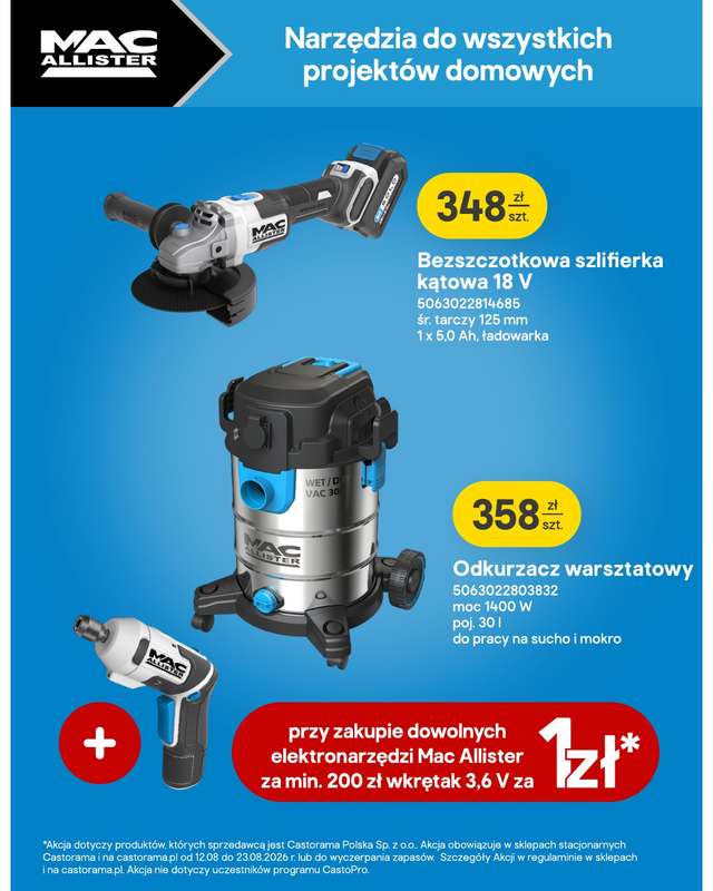 Castorama - gazetka promocyjna Budowa i remont od wtorku 18.08 do niedzieli 23.08 - strona 25