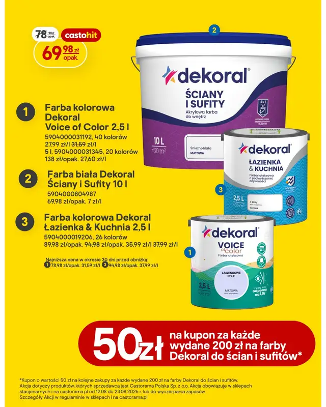 Castorama - gazetka promocyjna Budowa i remont od wtorku 18.08 do niedzieli 23.08 - strona 31