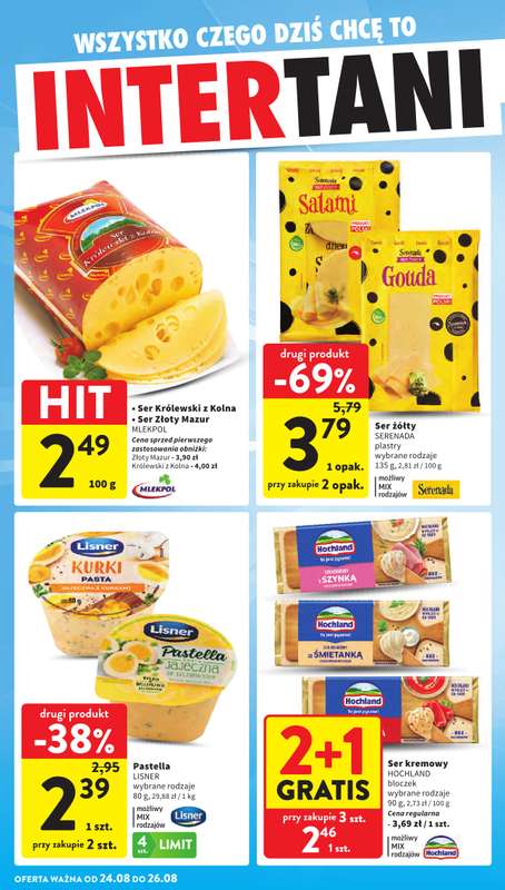 Intermarche - gazetka promocyjna Gazetka od czwartku 20.08 do środy 26.08 - strona 42