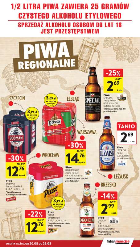 Intermarche - gazetka promocyjna Gazetka od czwartku 20.08 do środy 26.08 - strona 35