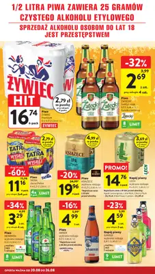 Intermarche - gazetka promocyjna Gazetka od czwartku 20.08 do środy 26.08 - strona 34