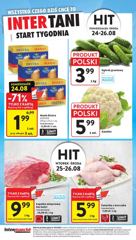 Intermarche - gazetka promocyjna Gazetka od czwartku 20.08 do środy 26.08 - strona 44