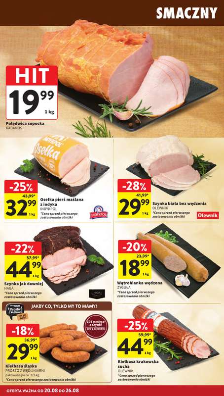 Intermarche - gazetka promocyjna Gazetka od czwartku 20.08 do środy 26.08 - strona 18