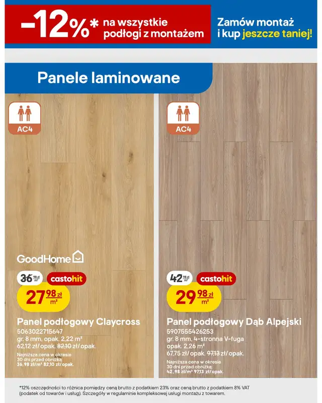Castorama - gazetka promocyjna Drzwi i podłogi od wtorku 18.08 do niedzieli 23.08 - strona 10