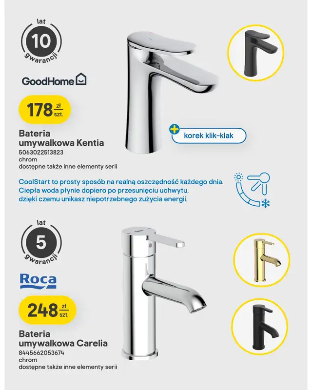 Castorama - gazetka promocyjna Łazienka i kuchnia od wtorku 18.08 do niedzieli 23.08 - strona 4
