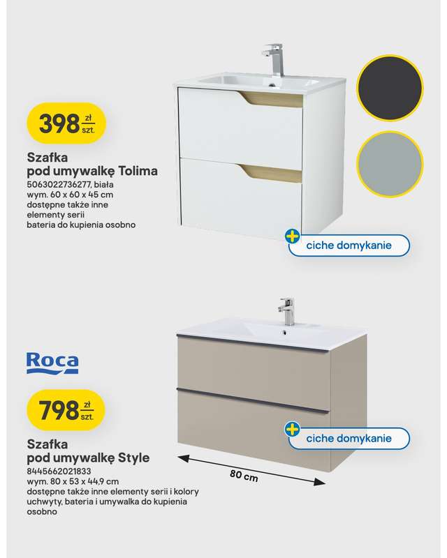 Castorama - gazetka promocyjna Łazienka i kuchnia od wtorku 18.08 do niedzieli 23.08 - strona 6