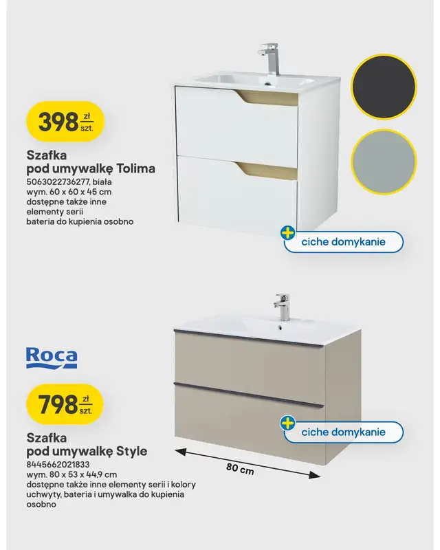 Castorama - gazetka promocyjna Łazienka i kuchnia od wtorku 18.08 do niedzieli 23.08 - strona 6