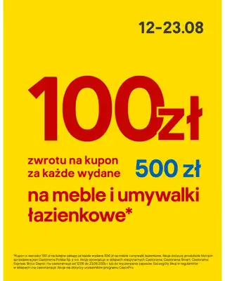 Castorama - gazetka promocyjna Łazienka i kuchnia od wtorku 18.08 do niedzieli 23.08 - strona 5