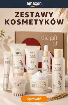 Amazon - gazetka promocyjna Zestawy kosmetyków od wtorku 18.08 