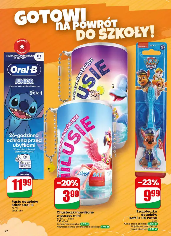 Dino - gazetka promocyjna Gazetka 34 / 2026 od środy 19.08 do wtorku 25.08 - strona 72