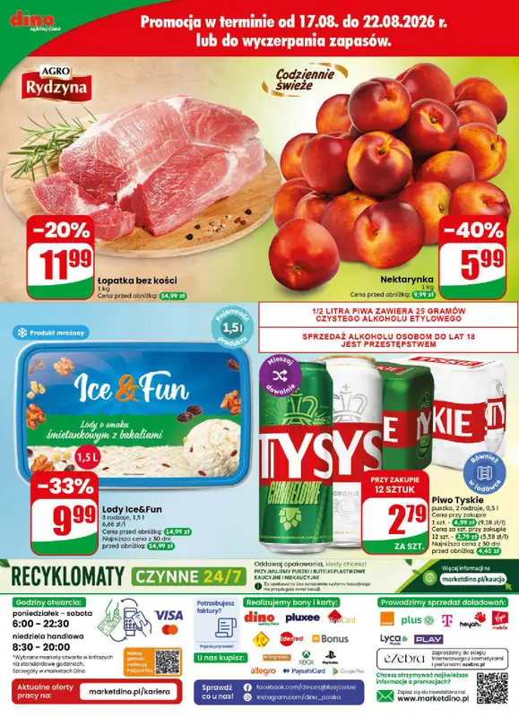 Dino - gazetka promocyjna Gazetka 34 / 2026 od środy 19.08 do wtorku 25.08 - strona 77
