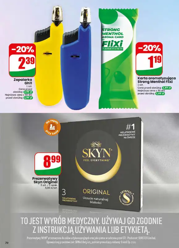 Dino - gazetka promocyjna Gazetka 34 / 2026 od środy 19.08 do wtorku 25.08 - strona 70
