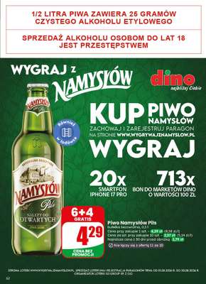 Dino - gazetka promocyjna Gazetka 34 / 2026 od środy 19.08 do wtorku 25.08 - strona 52