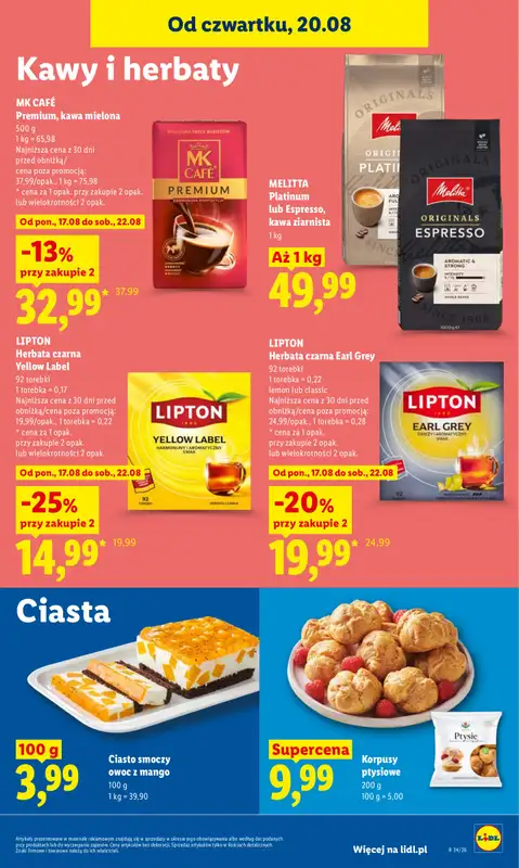 Lidl - gazetka promocyjna Oferta od czwartku od czwartku 20.08 do soboty 22.08 - strona 87