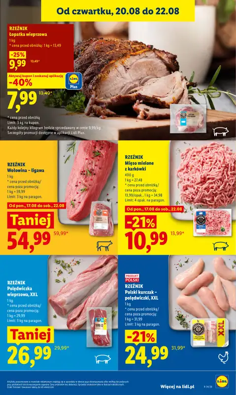 Lidl - gazetka promocyjna Oferta od czwartku od czwartku 20.08 do soboty 22.08 - strona 67