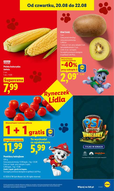 Lidl - gazetka promocyjna Oferta od czwartku od czwartku 20.08 do soboty 22.08 - strona 47