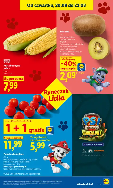 Lidl - gazetka promocyjna Oferta od czwartku od czwartku 20.08 do soboty 22.08 - strona 47