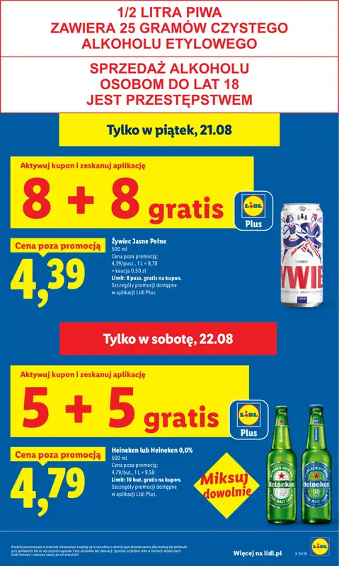 Lidl - gazetka promocyjna Oferta od czwartku od czwartku 20.08 do soboty 22.08 - strona 27