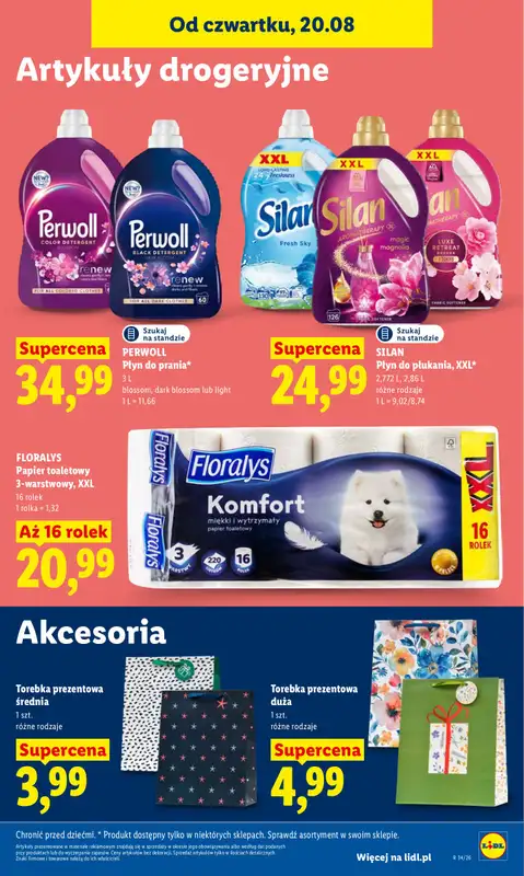 Lidl - gazetka promocyjna Oferta od czwartku od czwartku 20.08 do soboty 22.08 - strona 95