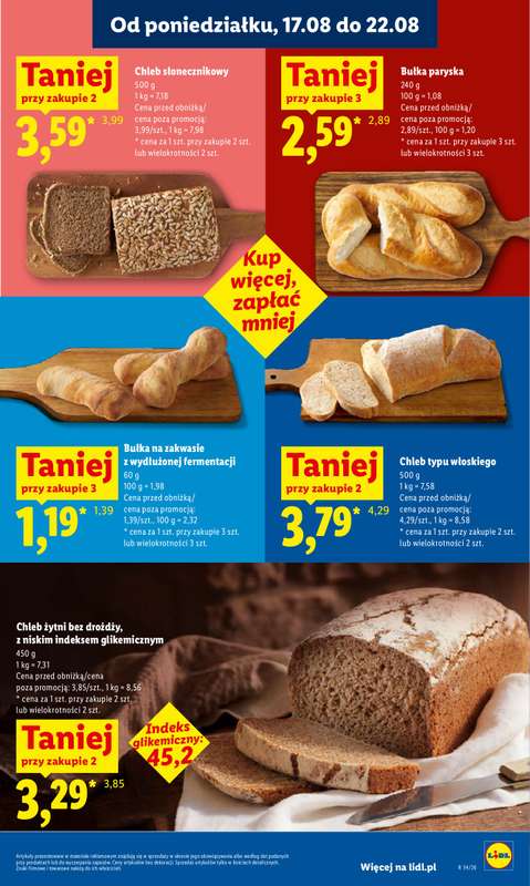 Lidl - gazetka promocyjna Oferta od czwartku od czwartku 20.08 do soboty 22.08 - strona 61