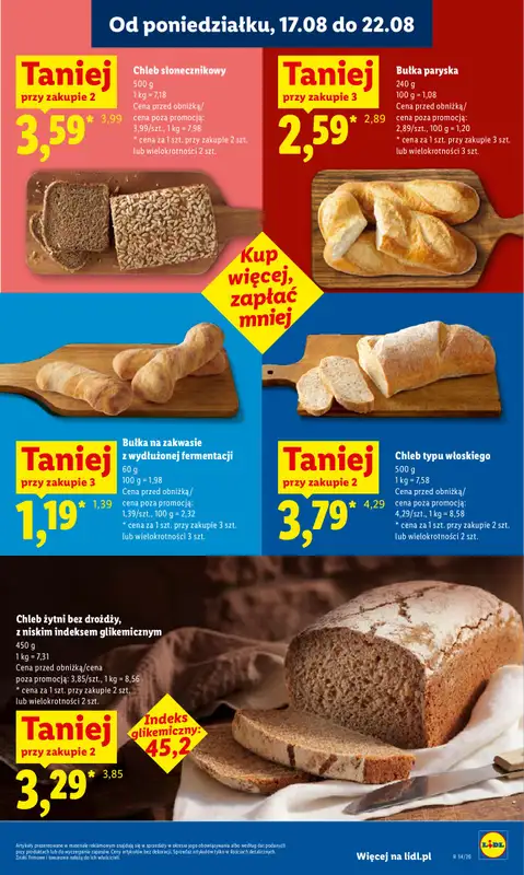 Lidl - gazetka promocyjna Oferta od czwartku od czwartku 20.08 do soboty 22.08 - strona 61