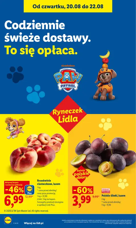 Lidl - gazetka promocyjna Oferta od czwartku od czwartku 20.08 do soboty 22.08 - strona 46