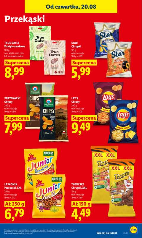 Lidl - gazetka promocyjna Oferta od czwartku od czwartku 20.08 do soboty 22.08 - strona 79