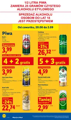 Lidl - gazetka promocyjna Oferta od czwartku od czwartku 20.08 do soboty 22.08 - strona 80