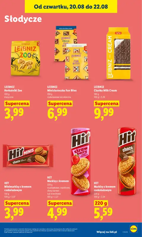 Lidl - gazetka promocyjna Oferta od czwartku od czwartku 20.08 do soboty 22.08 - strona 85