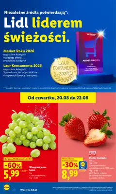 Lidl - gazetka promocyjna Oferta od czwartku od czwartku 20.08 do soboty 22.08 - strona 42