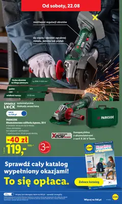 Lidl - gazetka promocyjna Oferta od czwartku od czwartku 20.08 do soboty 22.08 - strona 41