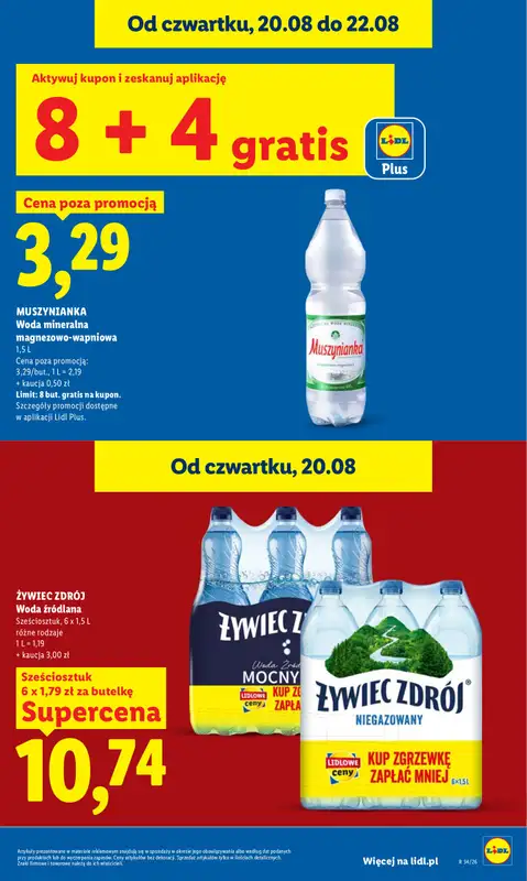 Lidl - gazetka promocyjna Oferta od czwartku od czwartku 20.08 do soboty 22.08 - strona 23