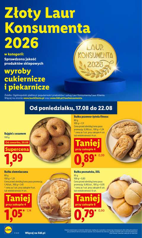 Lidl - gazetka promocyjna Oferta od czwartku od czwartku 20.08 do soboty 22.08 - strona 60
